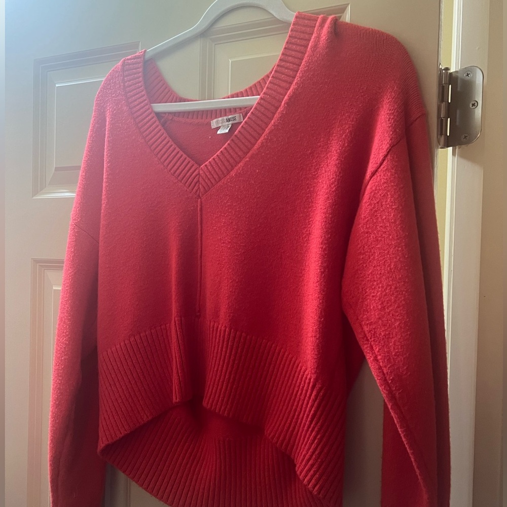 red sweater size small from amuse society
